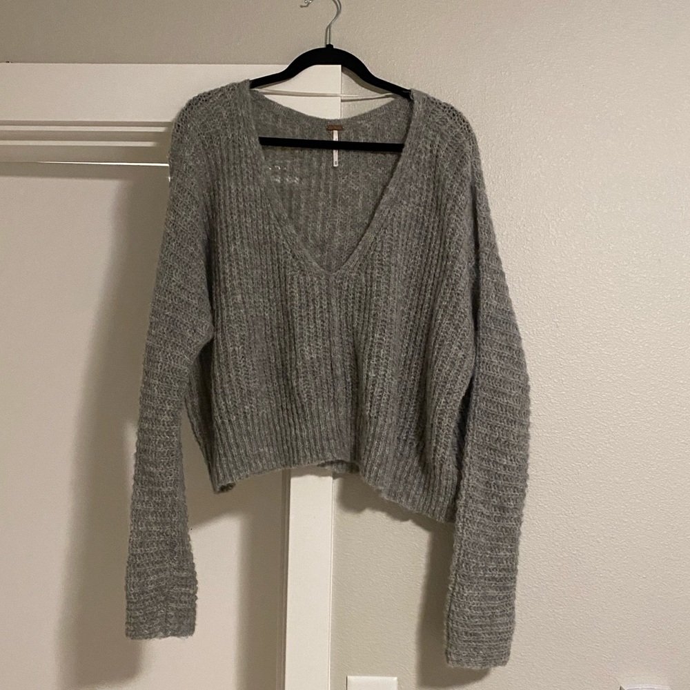 Free people grey sweater